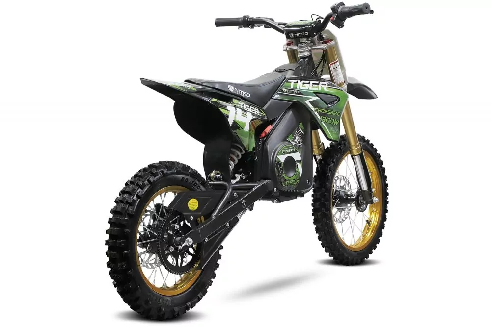 Nitro Motors Tiger Eco Dirtbike 1300W 48V 14/12 Zoll Lithium Akku 13Ah Elektro Crossbike Nitro Motors Tiger Eco Dirtbike 1300W 48V 14/12 Zoll Lithium Akku 13Ah Elektro Crossbike